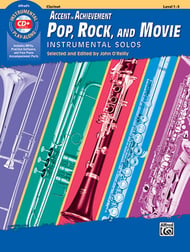 Accent on Achievement Pop, Rock and Movie Instrumental Solos Clarinet BK/CD cover Thumbnail